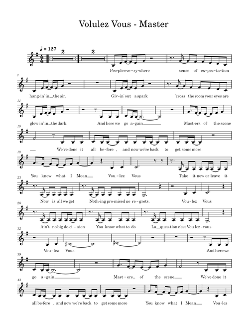 Voulez-vous – Part 2