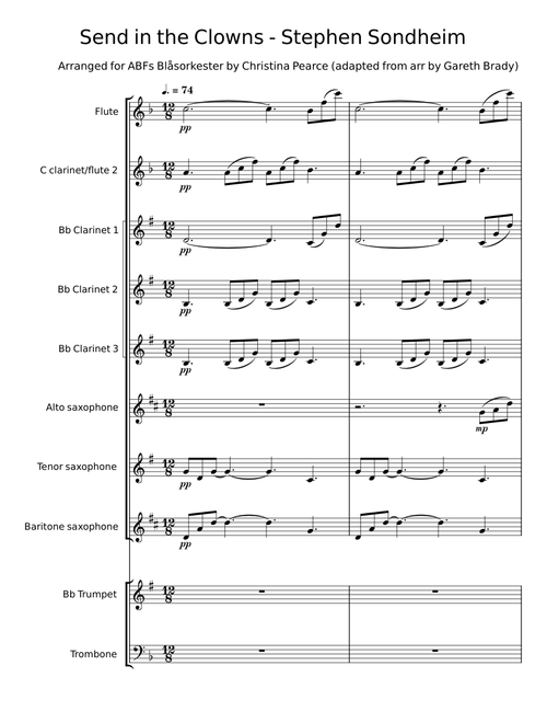 Send in the clowns - Stephen Sondheim