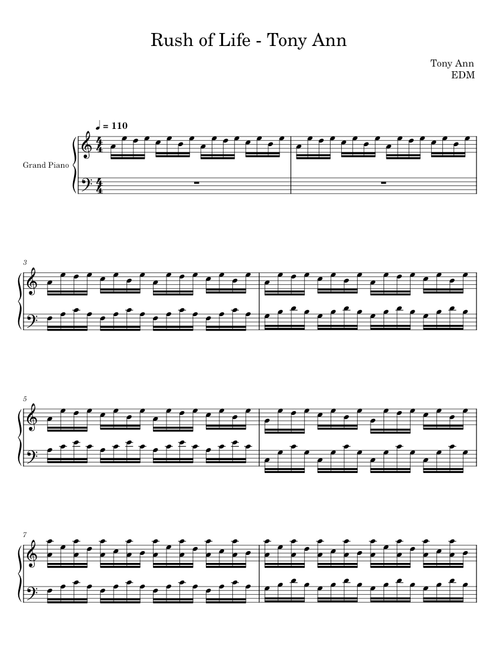 Rush Of Life - Tony Ann