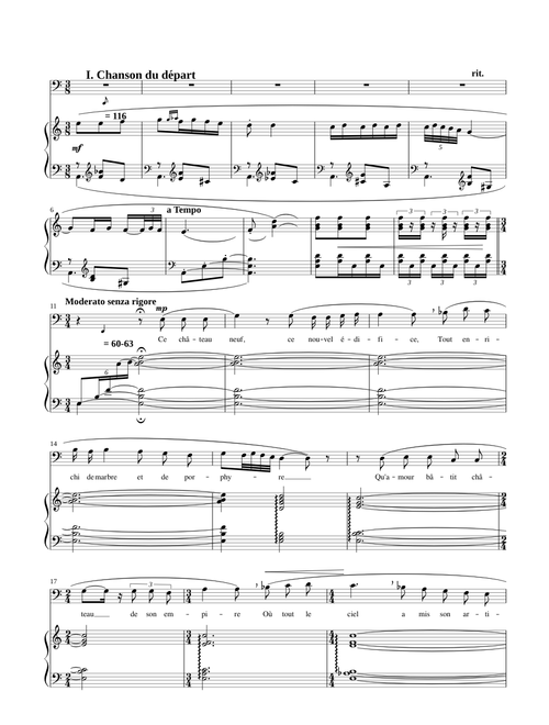 Chansons de Don Quichotte - Jacques Ibert