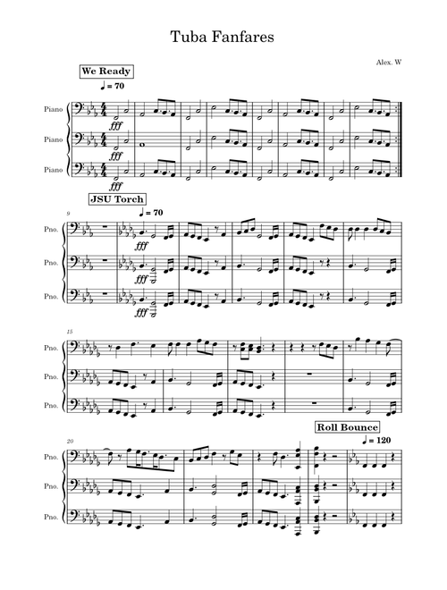Tuba Fanfares