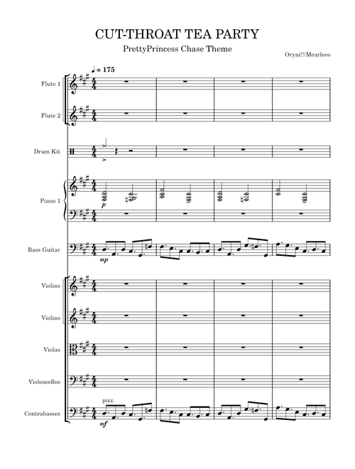 CUT-THROAT TEA PARTY - FORSAKEN OC FANTRACK – Oryni