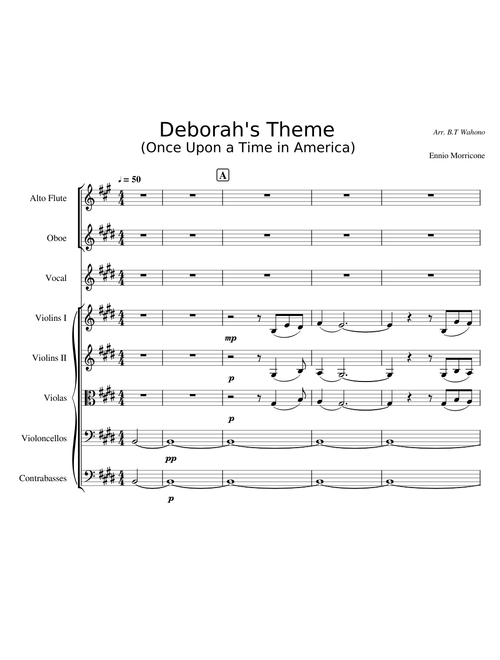 Deborah's theme (Once upon a Time in America) - Ennio Morricone