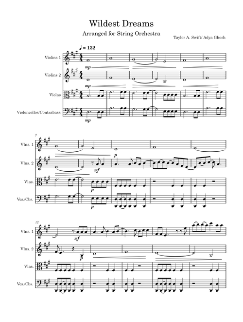 Wildest Dreams – Taylor Swift