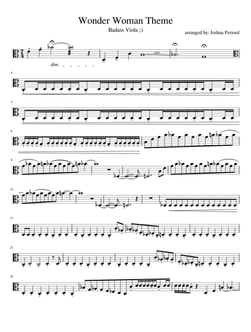 Wonder Woman Theme (Tina Guo)