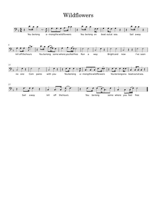 Wildflowers – Tom Petty Wildflowers – part 4