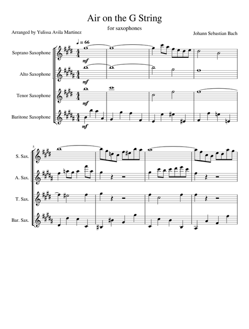 Air 'on the G string', Orchestral Suite No. 3 in D major, BWV 1068 – Johann Sebastian Bach