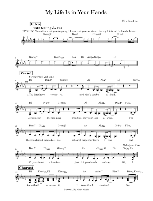 My Life Is In Your Hands – Kirk Franklin and God's Property