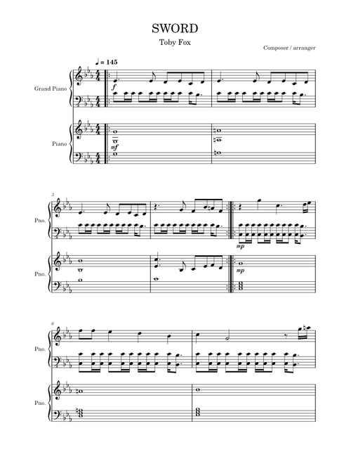 Deltarune / Sword – Toby Fox