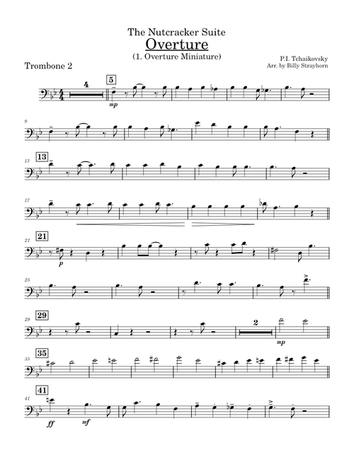 Ellington's Nutcracker Suite - Tbn 2