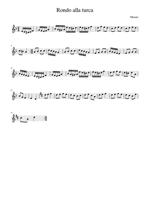Rondo alla turca