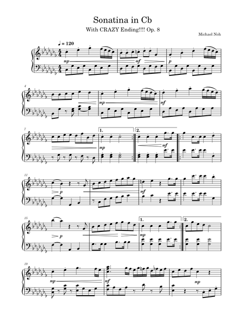 Sonatine in C(b) – jnoh27