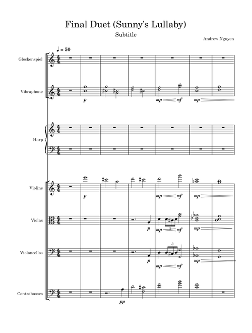 Final Duet – Pedro Silva Final Duet (Sunny's Lullaby)