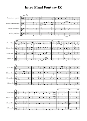 楽譜 FINAL FANTASY IX /FD付き Final Fantasy IX Title Theme Sheet 楽譜 FINAL FANTASY IX /FD付き Final Fantasy IX Title Theme Sheet