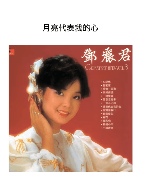 The Moon Represents My Heart (月亮代表我的心)