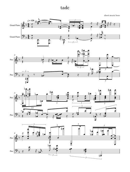 Sheet music boss – Sheet Music Boss tadc_sheet music boss.musicxml