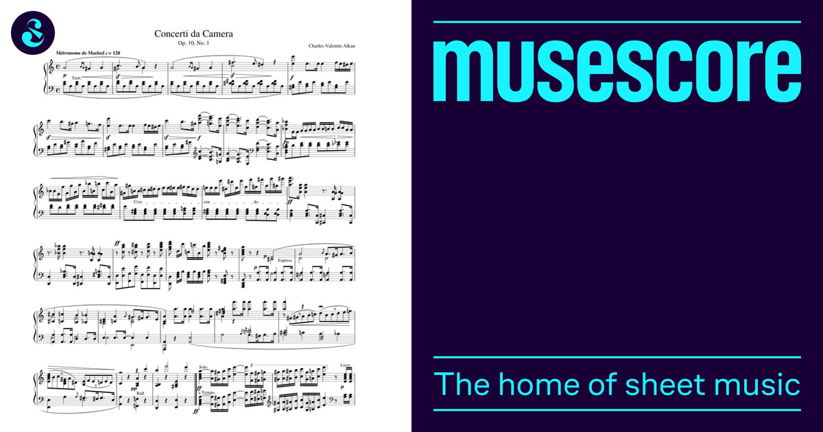 Concerto da Camera No. 1 Sheet Music for Piano (Piano Duo