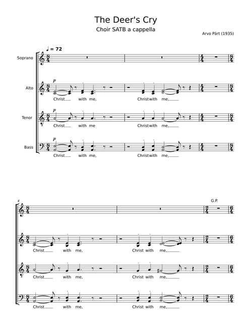 The Deer's Cry – Arvo Pärt
