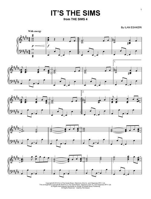It's The Sims (from The Sims 4) - Ilan Eshkeri (Piano Solo)