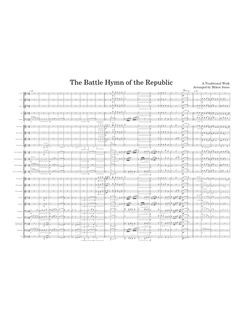 Battle Hymn of the Republic – Misc Traditional