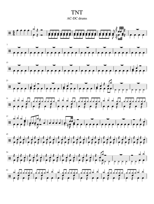 Drums for TNT