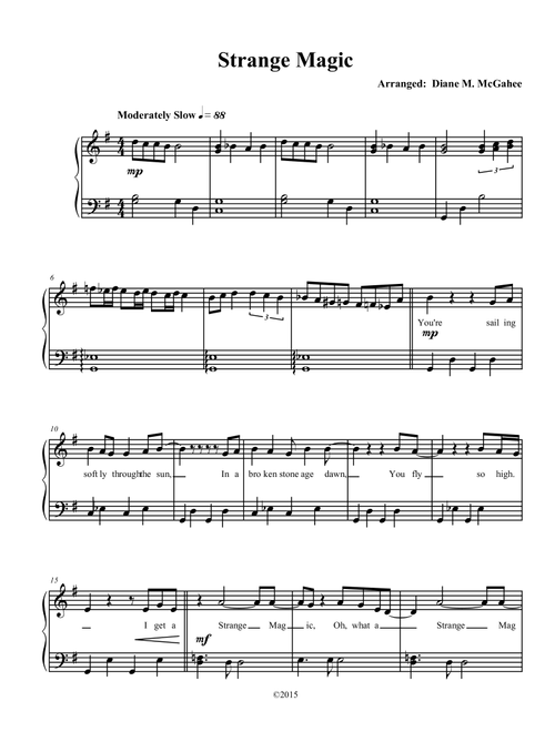 Strange Magic (Arr. Diane M. McGahee) - Electric Light Orchestra (Small Ensemble)