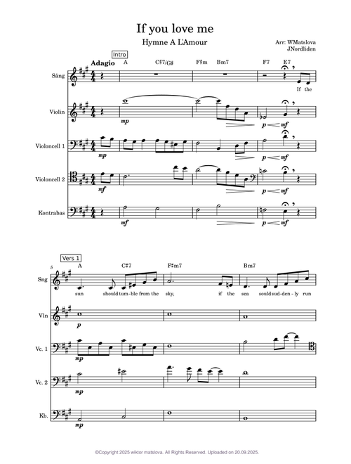 If You Love Me  (Hymne A L'amour) – Édith Piaf