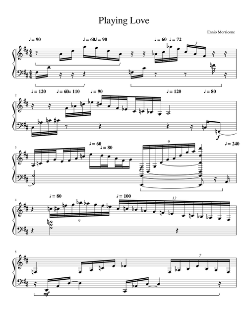 Playing Love