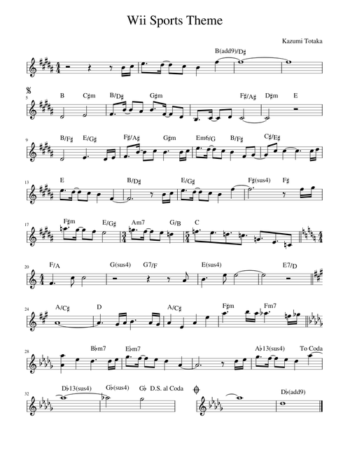 Wii Sports Theme