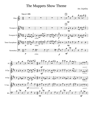Play Official version of The Muppet Show Theme Sheet Music by Jim ...