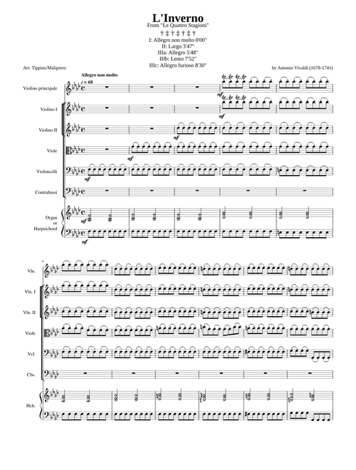 The Four Seasons - Winter - Antonio Vivaldi