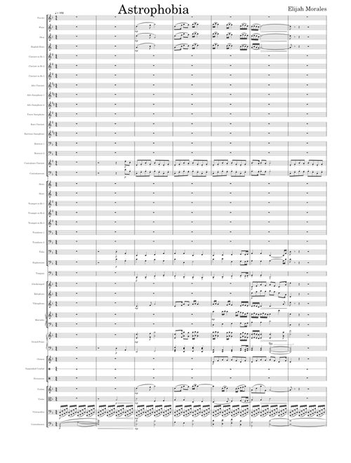 Astrophobia sheet music arranged by HARI88 