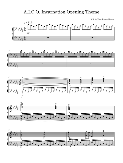 AICO incarnation Opening Theme – TRUE