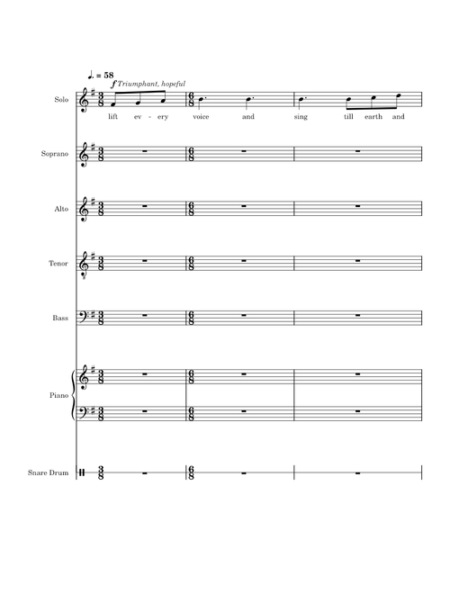 Lift Every Voice And Sing – D. B. Towner