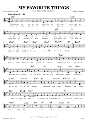 Play Official version of My Favorite Things (from The Sound of