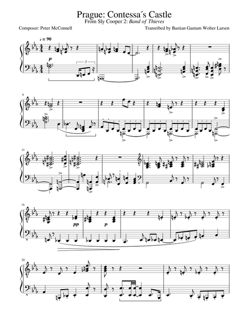 Prague: Contessa´s Castle (Piano Cover)
