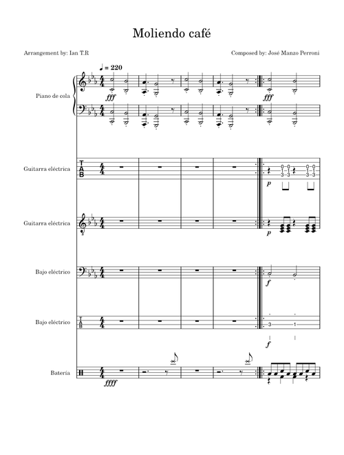 Moliendo Cafe – Jose P Manzo