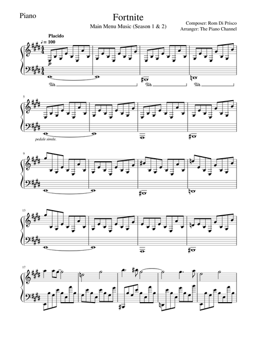 Fortnite Og Music Seasons 1 & 2