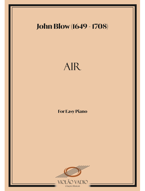 Air (Arr. André Alberto Santos) - John Blow (Easy Piano)
