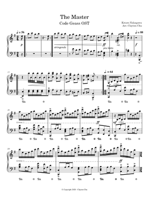 Code Geass OST - The Master Sheet Music for Flute (Solo) | MuseScore.com