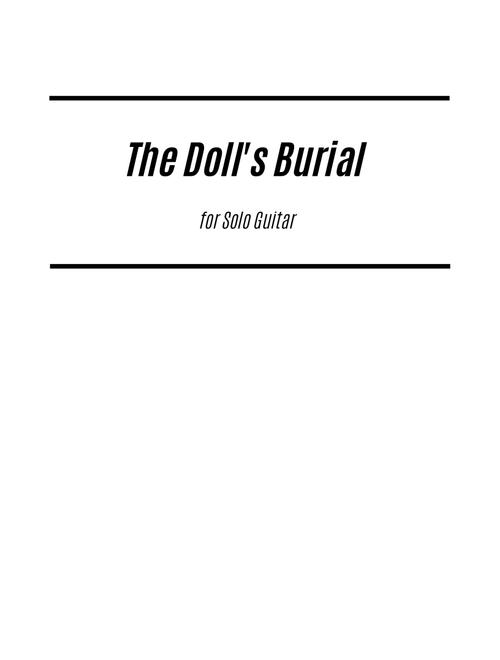The Doll's Burial (for Solo Guitar) (Arr. Kenneth Pasciak) - Peter Ilyich Tchaikowsky (Easy Guitar with TAB)