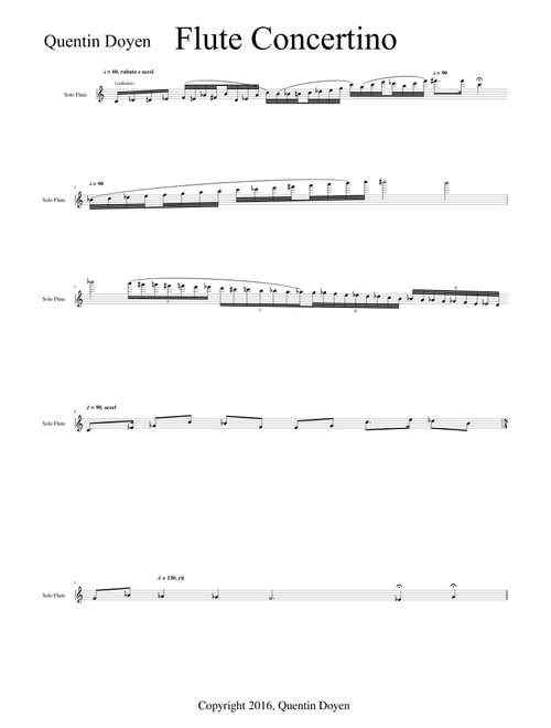 Flute Concertino #1 (Better score structure)