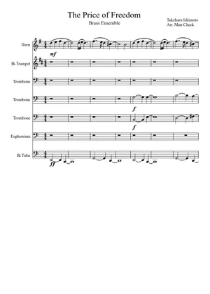 The Price of Freedom Sheet music for Violin, Viola (String The Price of Freedom Sheet music for Violin, Viola (String