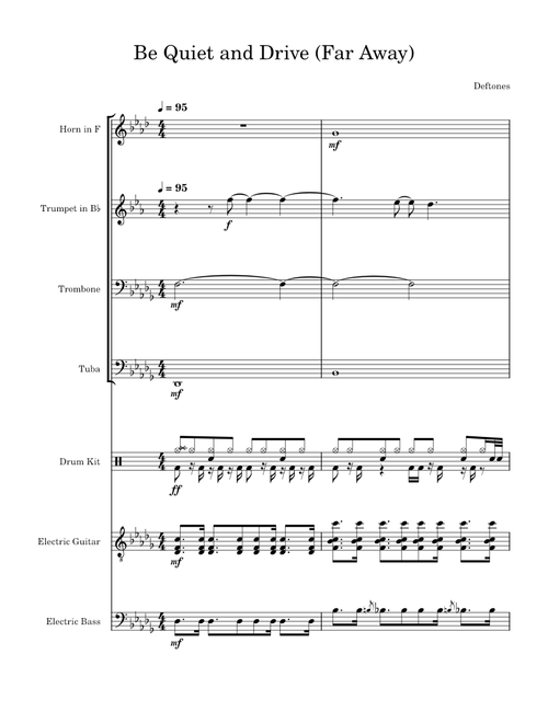 Be Quiet and Drive Far Away – Deftones