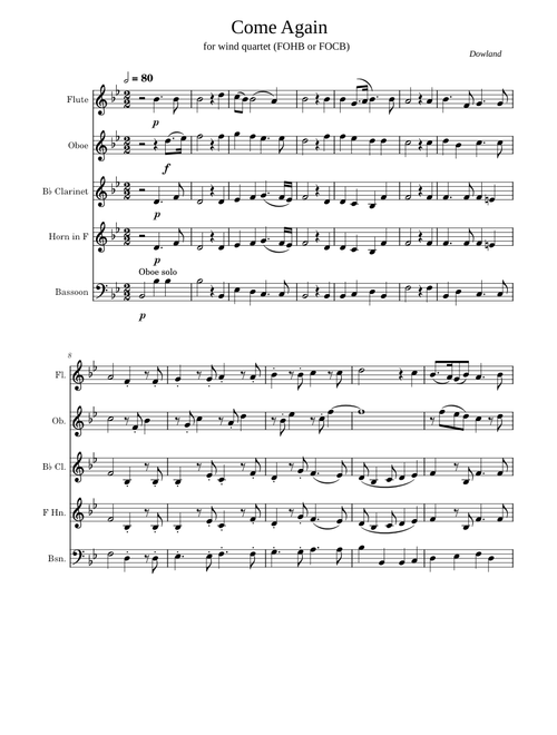 Come Again, Sweet Love doth Now Invite – John Dowland