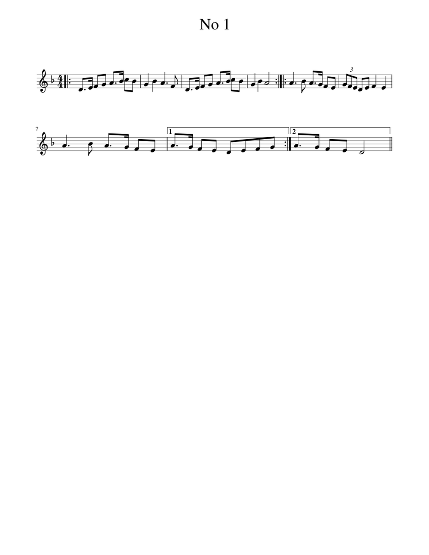 No 1 Sheet music for Piano (Solo) | Musescore.com