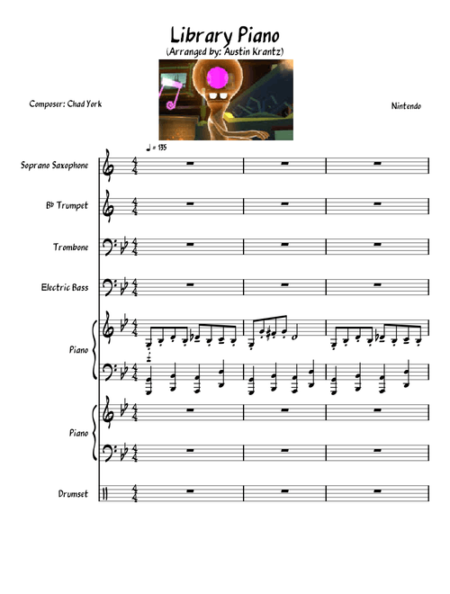Luigi's Mansion- Dark Moon Library Piano