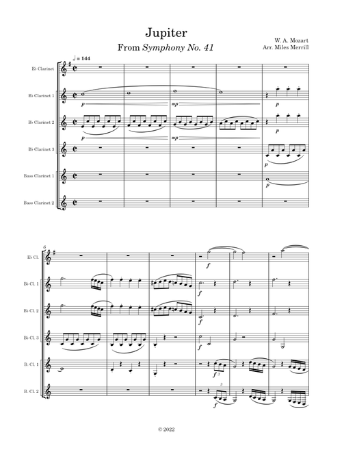 Jupiter, from Symphony No. 41