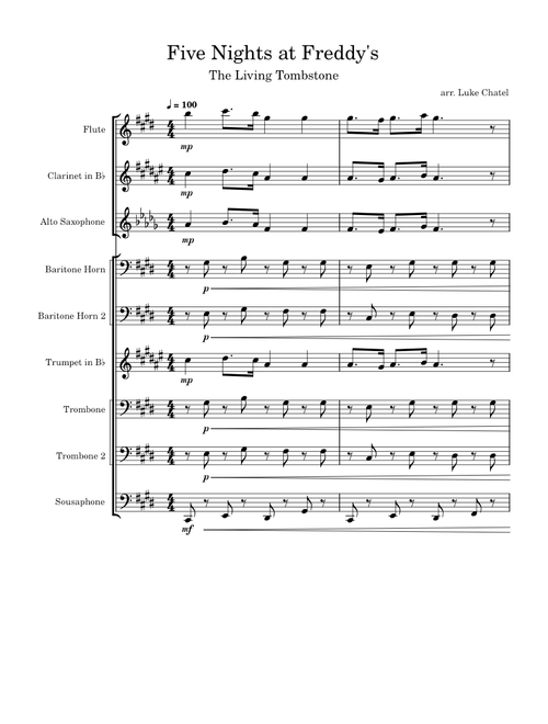 Five Nights At Freddy's – The Living Tombstone Stand Tune