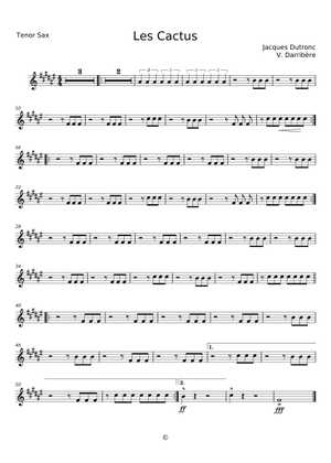 Les cactus  Jacques Dutronc Les Cactus Sheet Music for Drum group (Solo) |  MuseScore.com